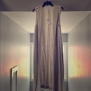 BCBG Longline Sweater Vest